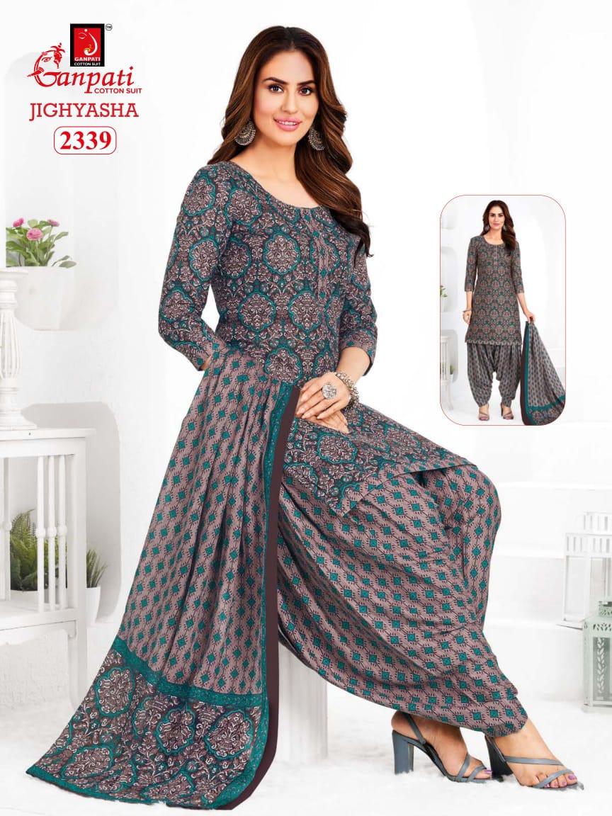 Jighyasha 23 By Ganpati Cotton Printed Dress Material Suppliers In India